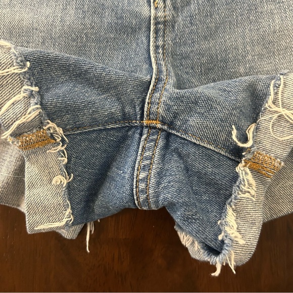 Madewell Curvy High-Rise Denim Shorts Size 28 Medium Wash - Picture 9 of 16